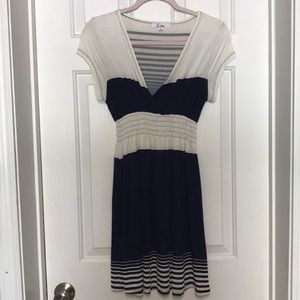 Silky Striped Dress